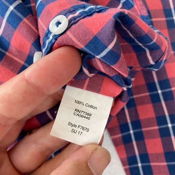 J Crew Plaid Button Down Front Long Sleeve Dress Shirt - Picture 12 of 13